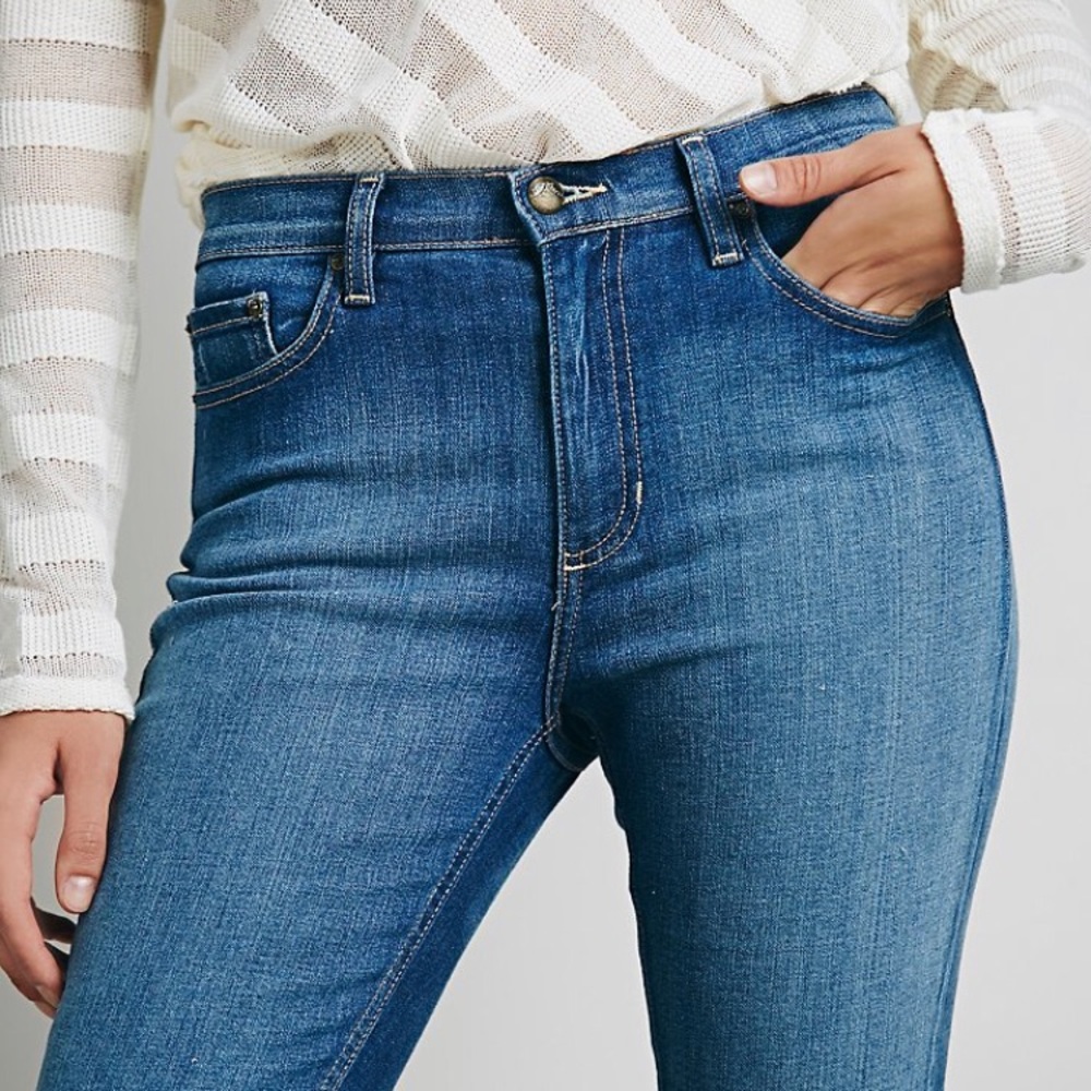 Free People Hi Rise Skinny Jeans - Picture 2 of 7